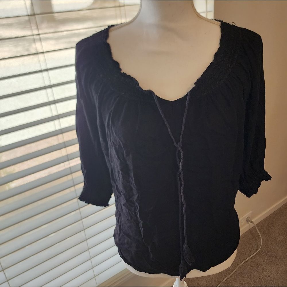 Rayon lace top